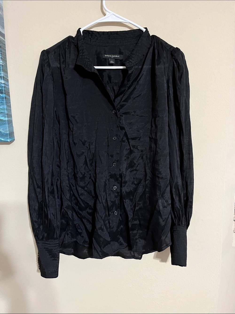 Banana Republic Black Long Sleeve Shirt